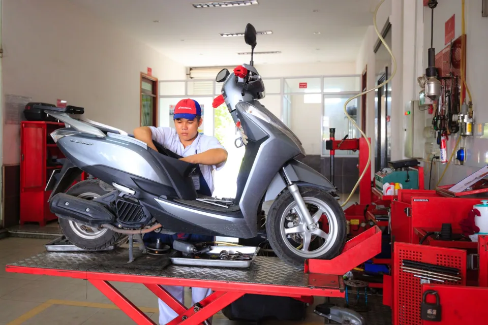 Dịch vụ sửa xe của Trần Ngọc Trung Hiếu
